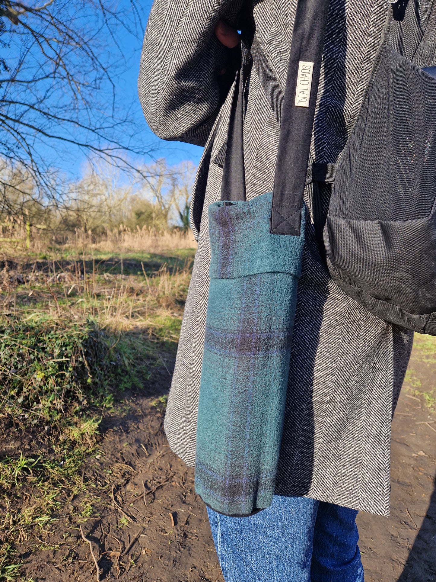 The Plaid & Proud Bottle Bag