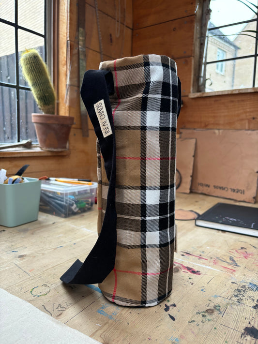 Classic Plaid Bottle Bag