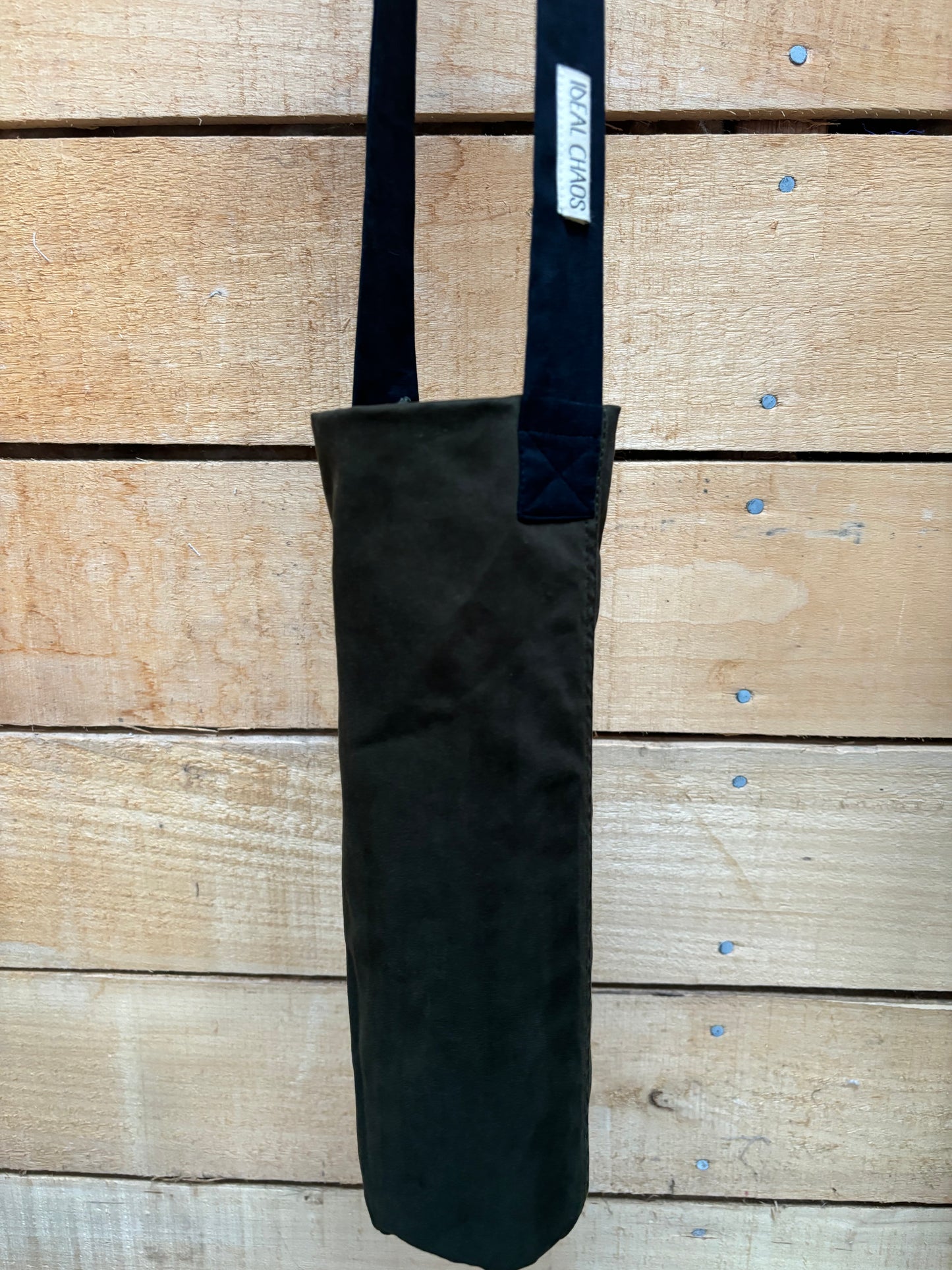 Olive Green bottle bag