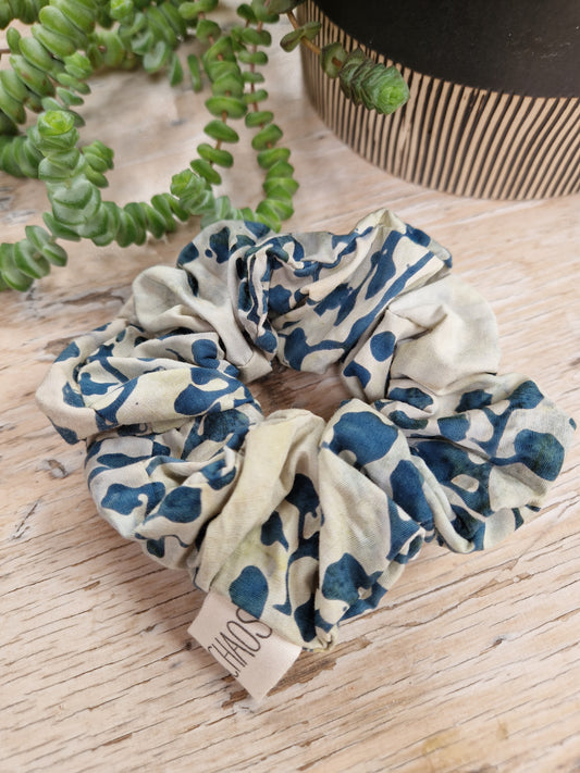 Botanical Batik Scrunchie